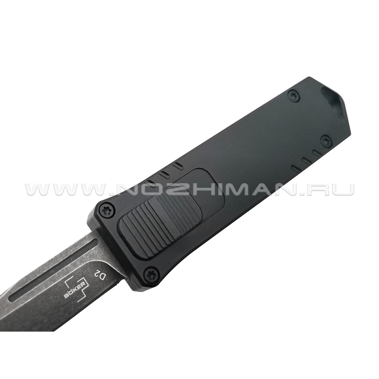 Нож Boker Plus USB OTF 06EX270 сталь D2 блэквош, рукоять Aluminum 6061-T6