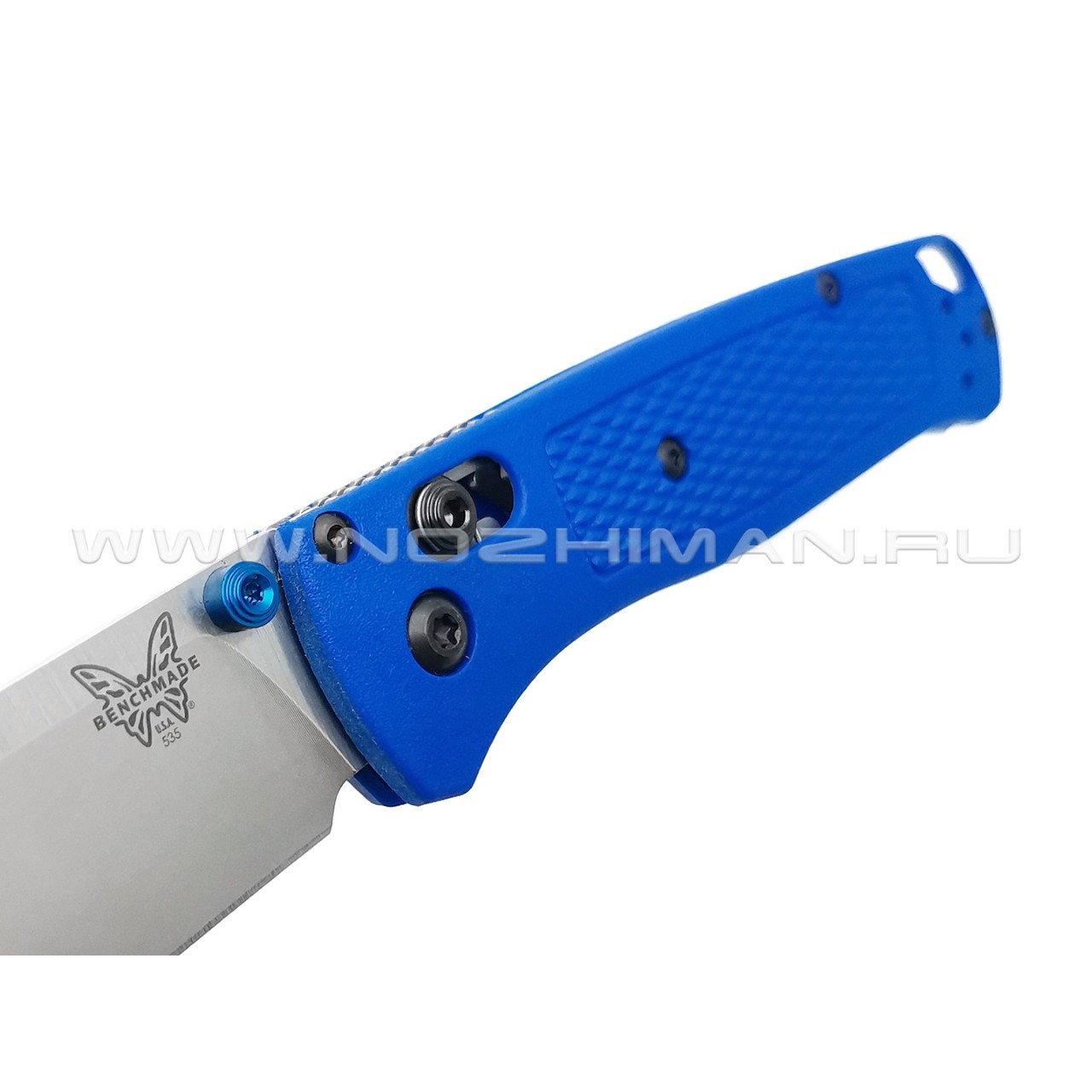 Нож Benchmade 535 Bugout сталь CPM-S30V, рукоять GFN blue
