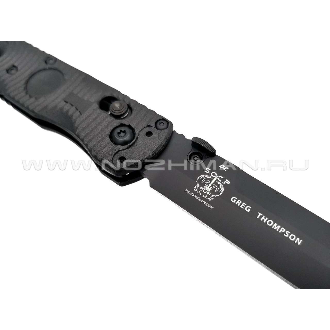 Нож Benchmade 391BK SOCP Folder сталь D2, рукоять CF-Elite