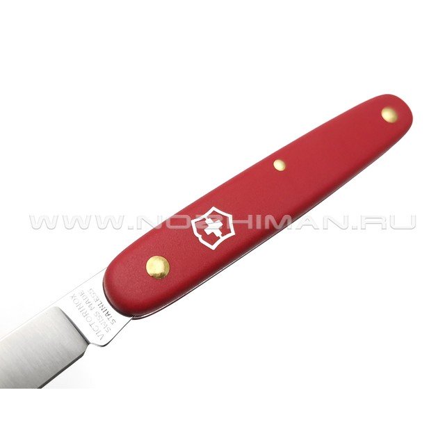 Нож для прививки растений Victorinox 3.9020 Budding Knife Combi Red сталь X55CrMo14, рукоять Nylon