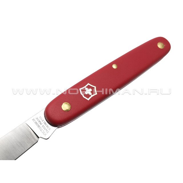Нож садовый Victorinox 3.9060 Pruning Knife XS Red сталь X55CrMo14, рукоять Nylon