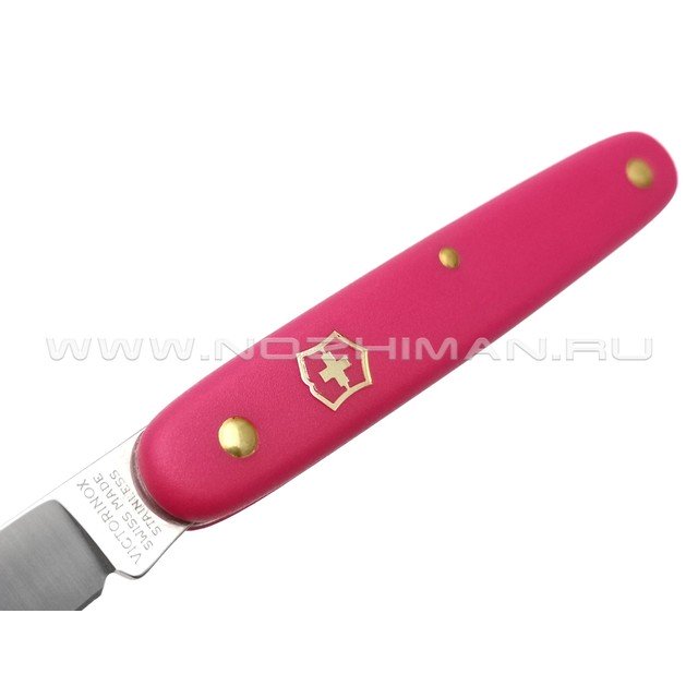 Нож Victorinox 3.9050.53B1 Floral Pink сталь X55CrMo14, рукоять Nylon