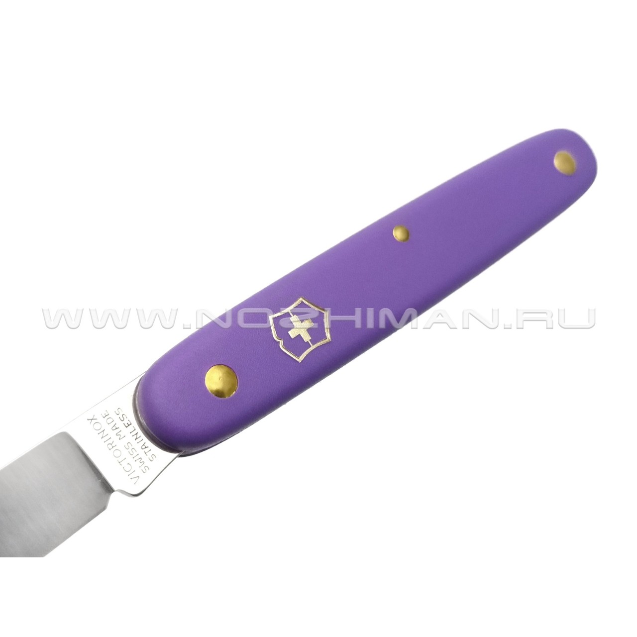Нож Victorinox 3.9050.22B1 Floral Violet сталь X55CrMo14, рукоять Nylon