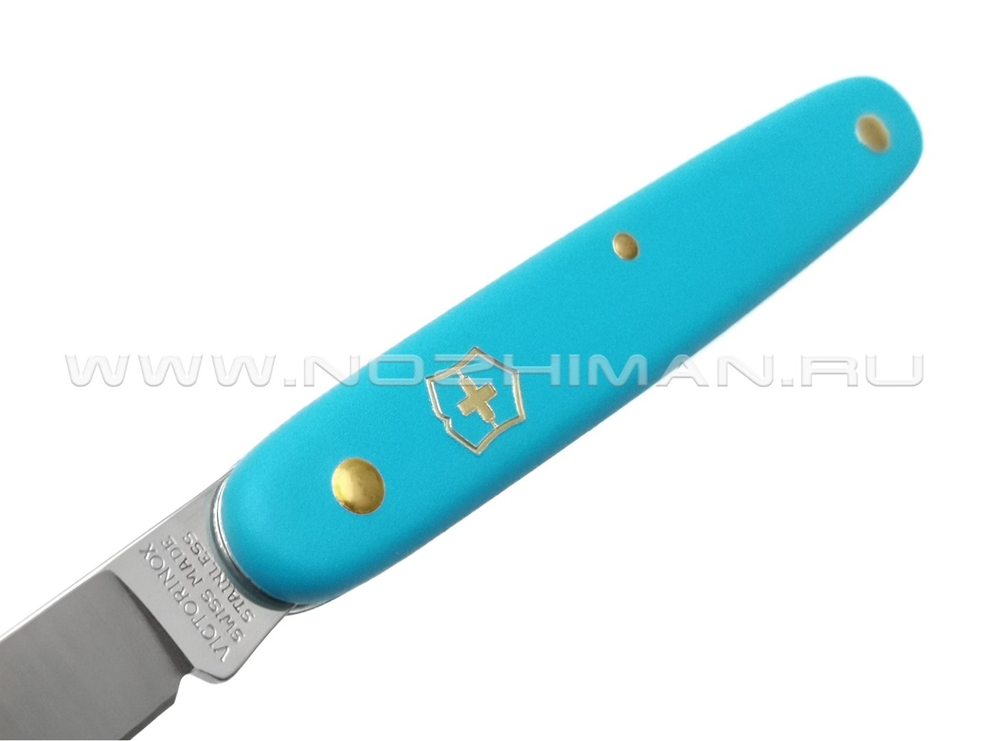 Нож Victorinox 3.9050.25B1 Floral Light Blue сталь X55CrMo14, рукоять Nylon