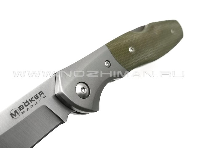 Нож Magnum Nice 01SC079 сталь 7Cr17MoV, рукоять Micarta, Stainless Steel