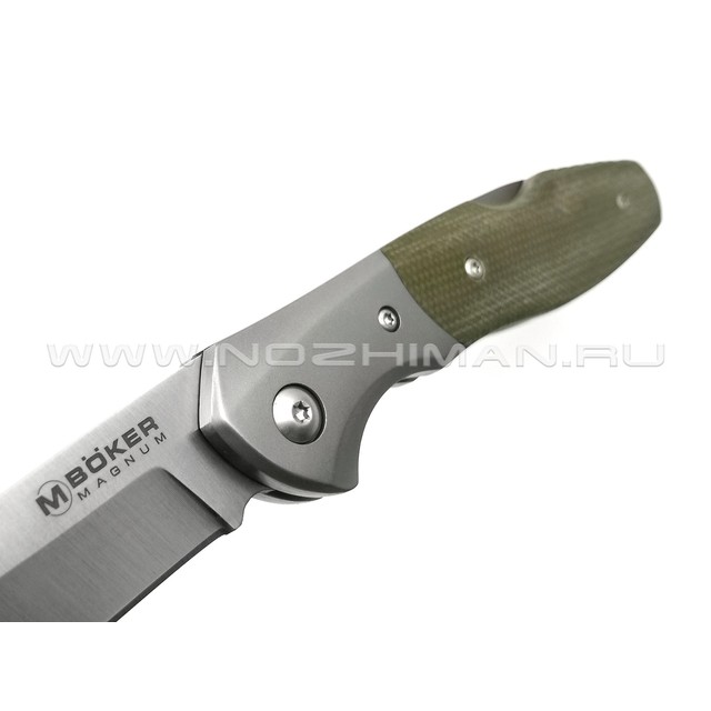 Нож Magnum Nice 01SC079 сталь 7Cr17MoV, рукоять Микарта, Сталь