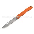 Saro нож Авиационный Single сталь K110, рукоять G10 orange