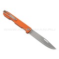 Saro нож Авиационный Single сталь K110, рукоять G10 orange