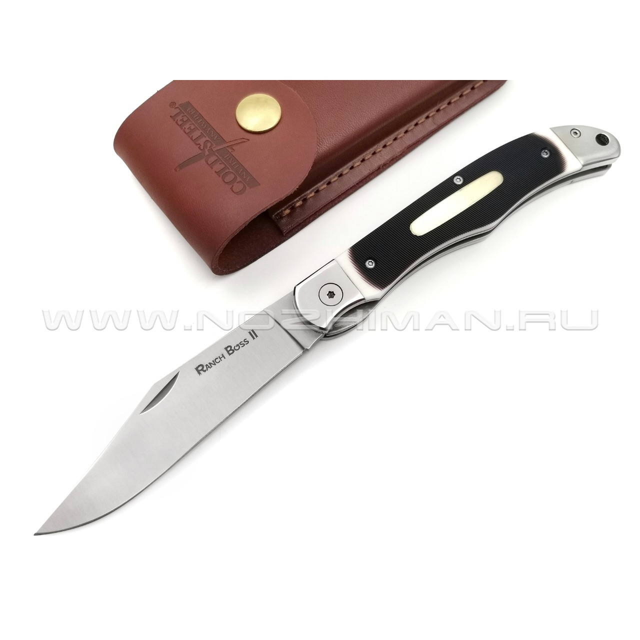 Cold Steel нож Ranch Boss II 20NPM1 сталь SK-5, рукоять Faux Sawed Bone