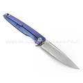 Rike Knife нож RK803CH-B сталь M390, рукоять 6AL4V Titanium blue, carbon fiber Rike Knife нож RK803CH-B сталь M390, рукоять 6AL4V Titanium blue, carbon fiber