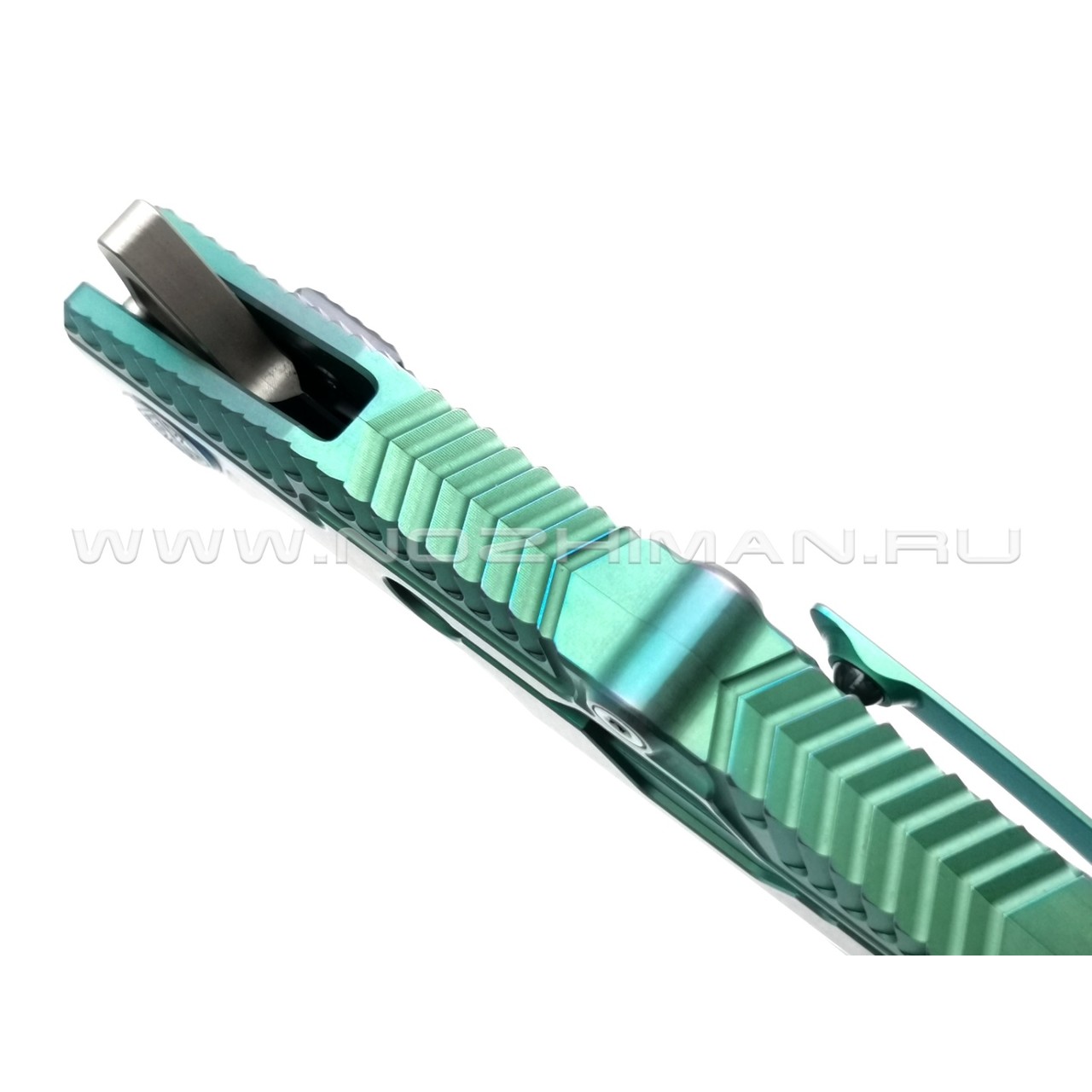 Rike Knife нож RK M1-G сталь S35VN, рукоять 6AL4V Titanium Green