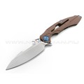 Rike Knife нож RK M3-KBG сталь 154CM, рукоять 6AL4V Titanium, G10 Khaki Rike Knife нож RK M3-KBG сталь 154CM, рукоять 6AL4V Titanium, G10 Khaki