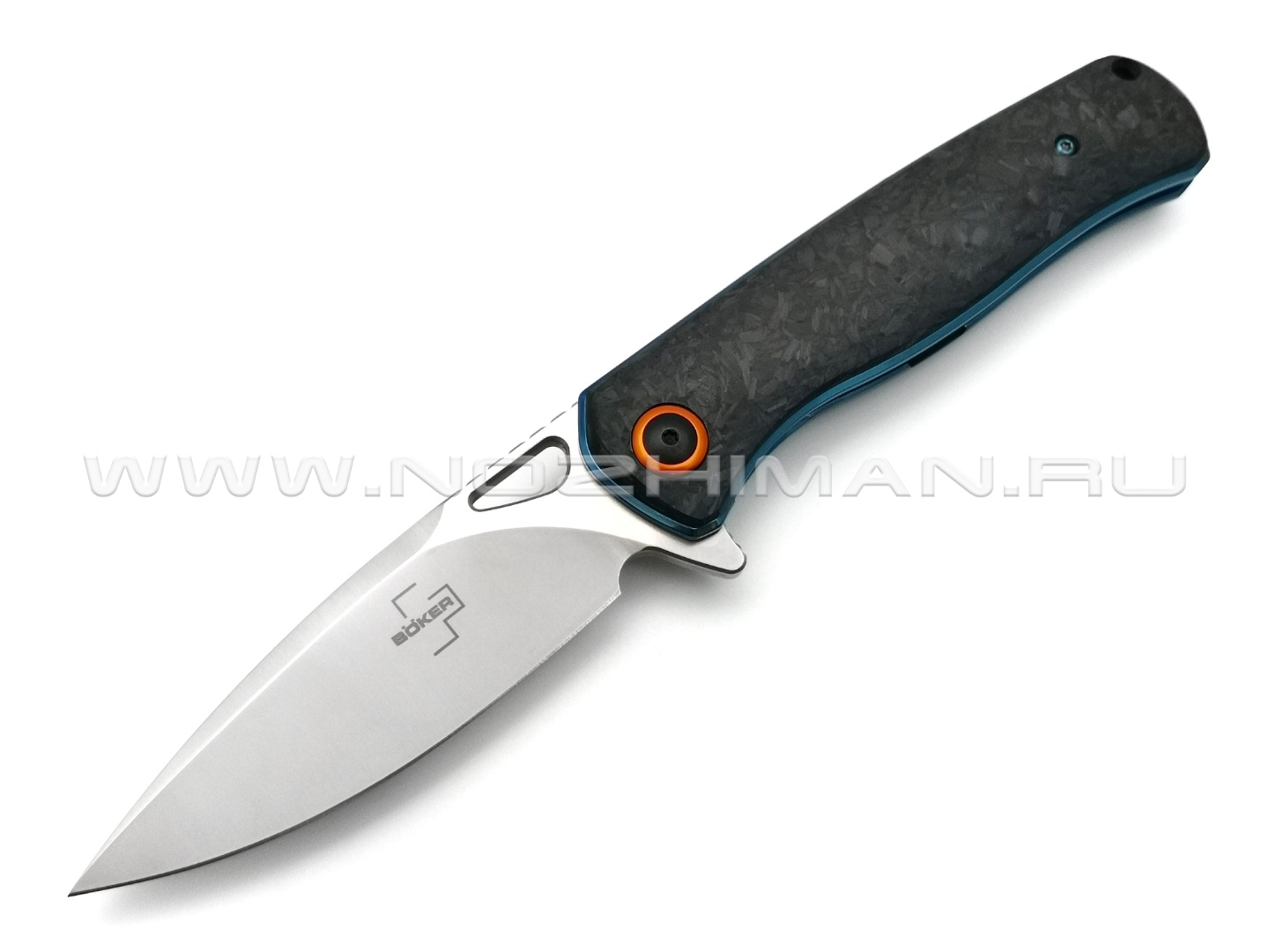 Нож Boker Plus Nebula 01BO319 сталь D2, рукоять Carbon fiber