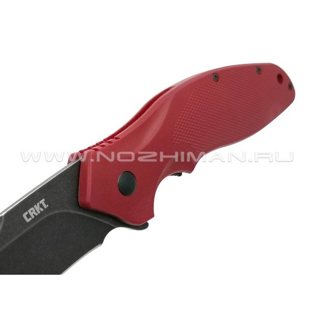 Нож CRKT Shenanigan Maroon K800RKP сталь 1.4116, рукоять Glass reinforced nylon