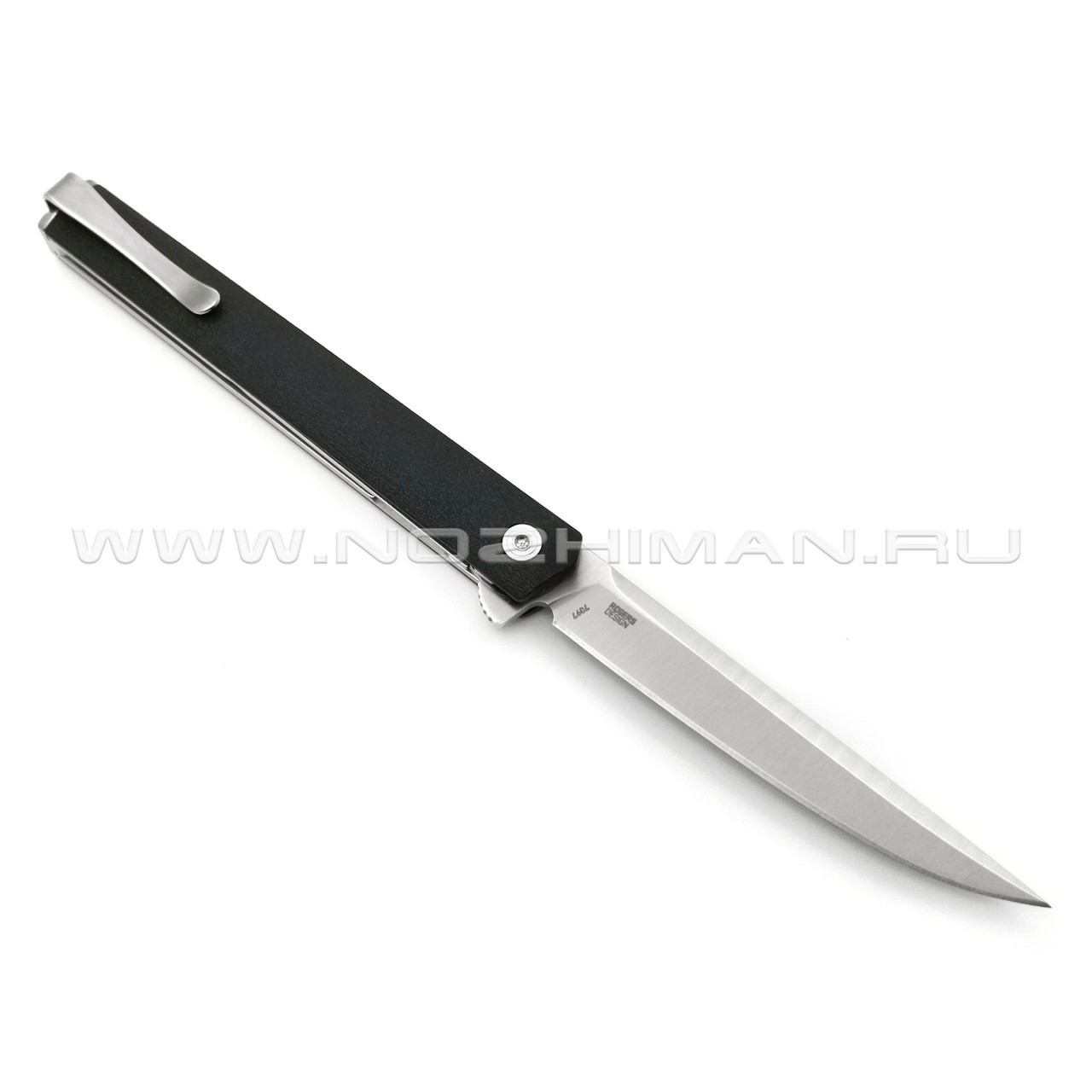 Нож CRKT CEO Flipper Black 7097 сталь Aus-8, рукоять Glass Reinforced Nylon