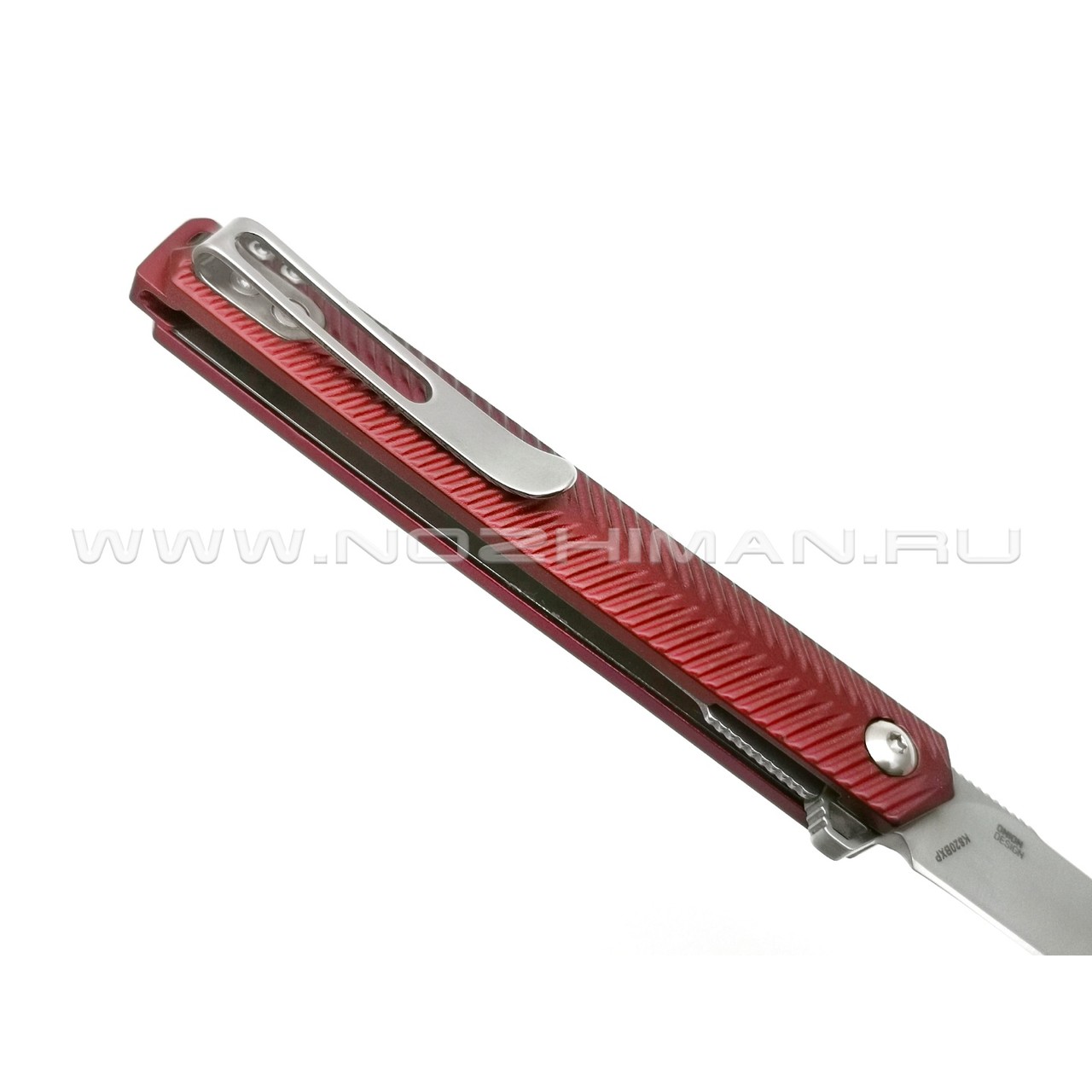 Нож CRKT Stylus Maroon K820BXP сталь Sandvik 12C27, рукоять Aluminum 6061-T6