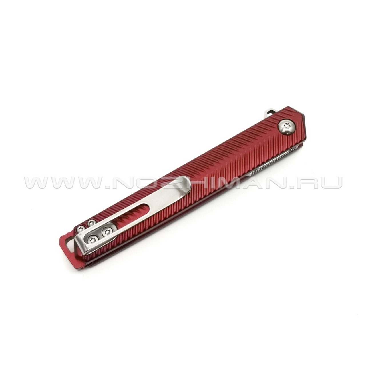 Нож CRKT Stylus Maroon K820BXP сталь Sandvik 12C27, рукоять Aluminum 6061-T6