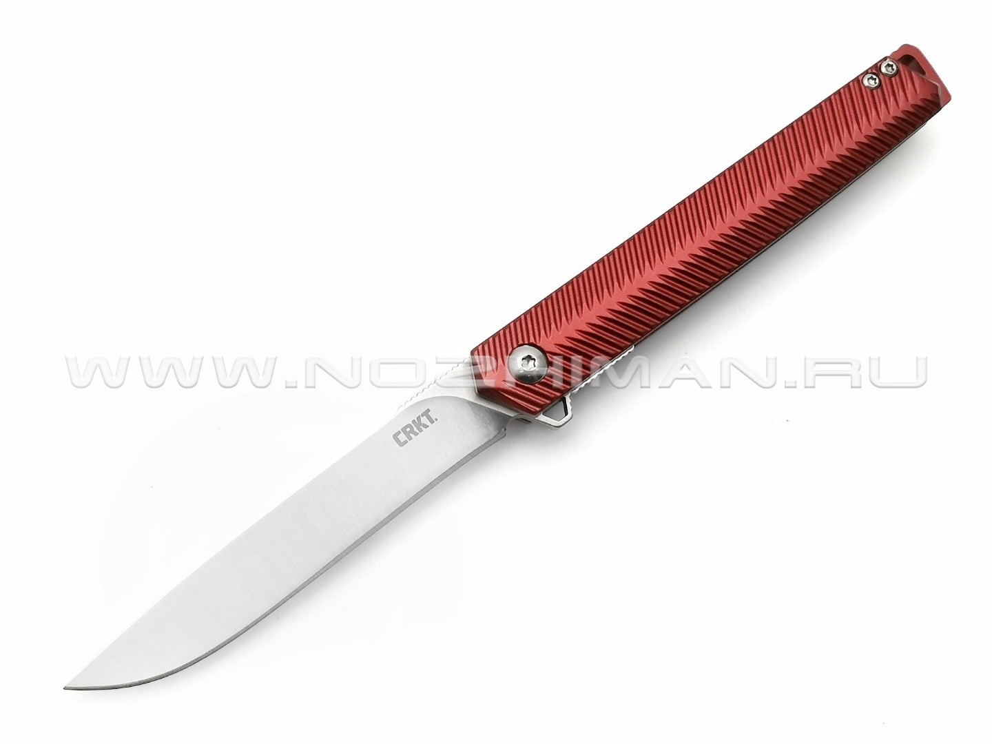 Нож CRKT Stylus Maroon K820BXP сталь Sandvik 12C27, рукоять Aluminum 6061-T6