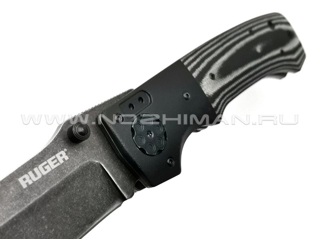 Нож CRKT Ruger All-Cylinders R2003K сталь 8Cr13MoV, рукоять Micarta, Aluminum