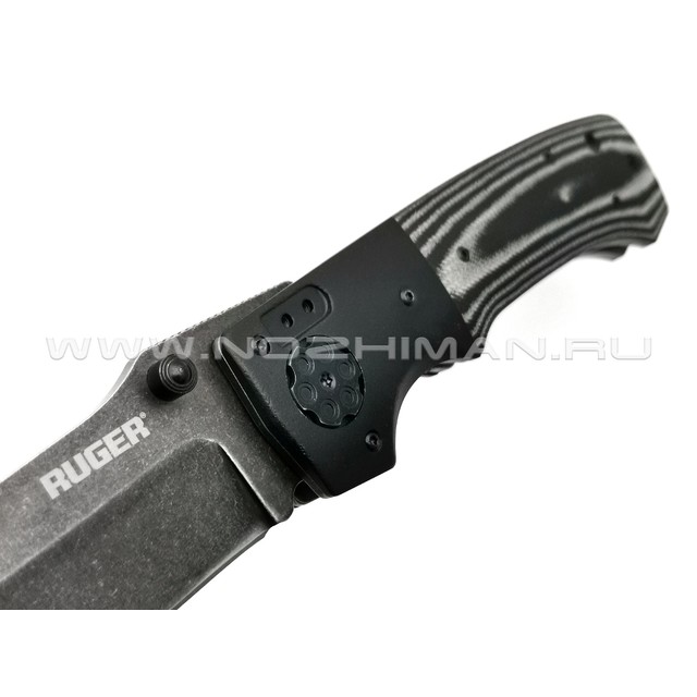 Нож CRKT Ruger All-Cylinders R2003K сталь 8Cr13MoV, рукоять Micarta, Aluminum