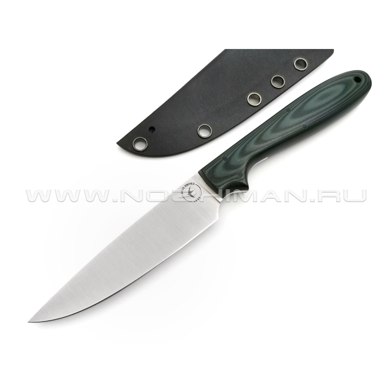 Апус нож Wilson Long сталь N690, рукоять G10 black & green
