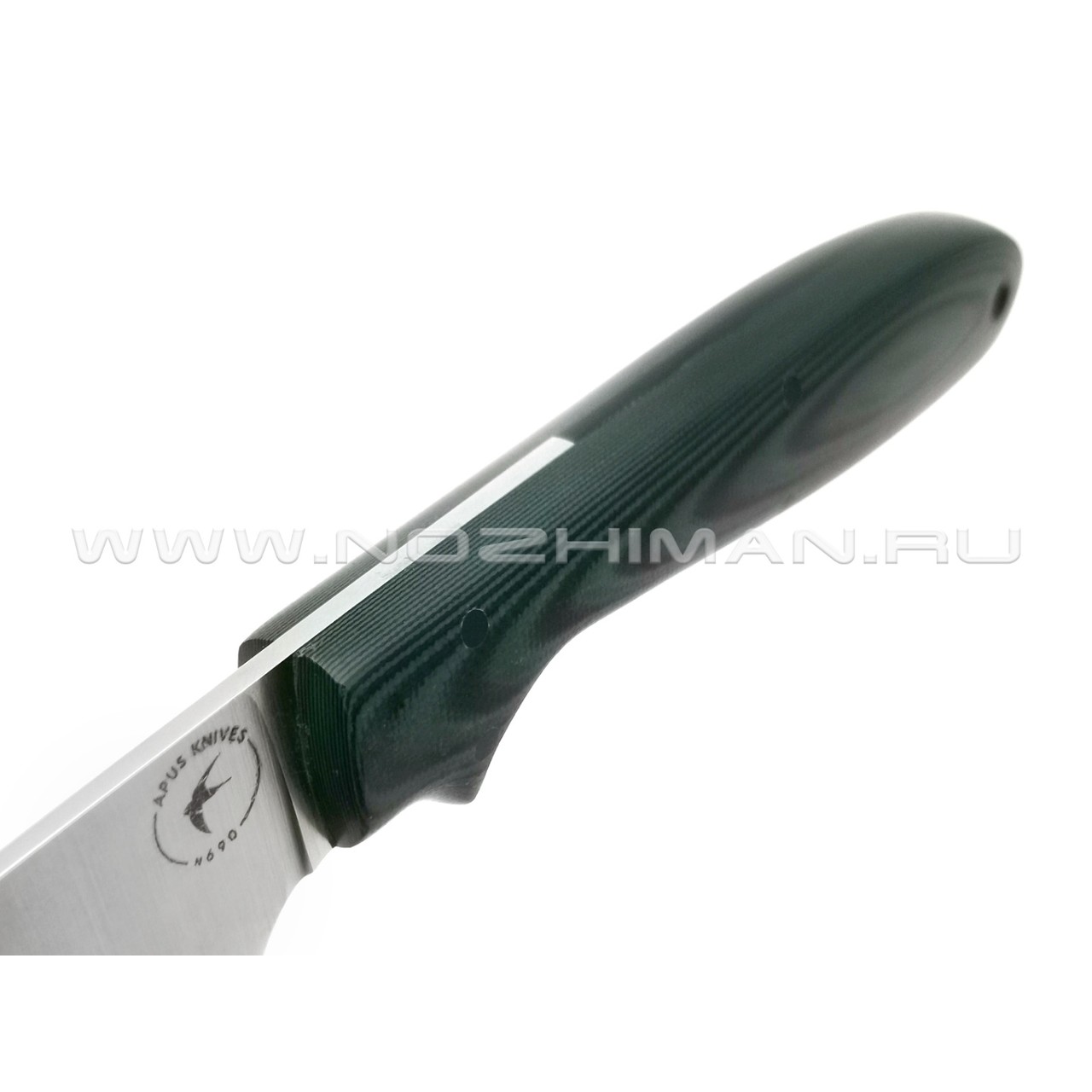 Апус нож Wilson Long сталь N690, рукоять G10 black & green