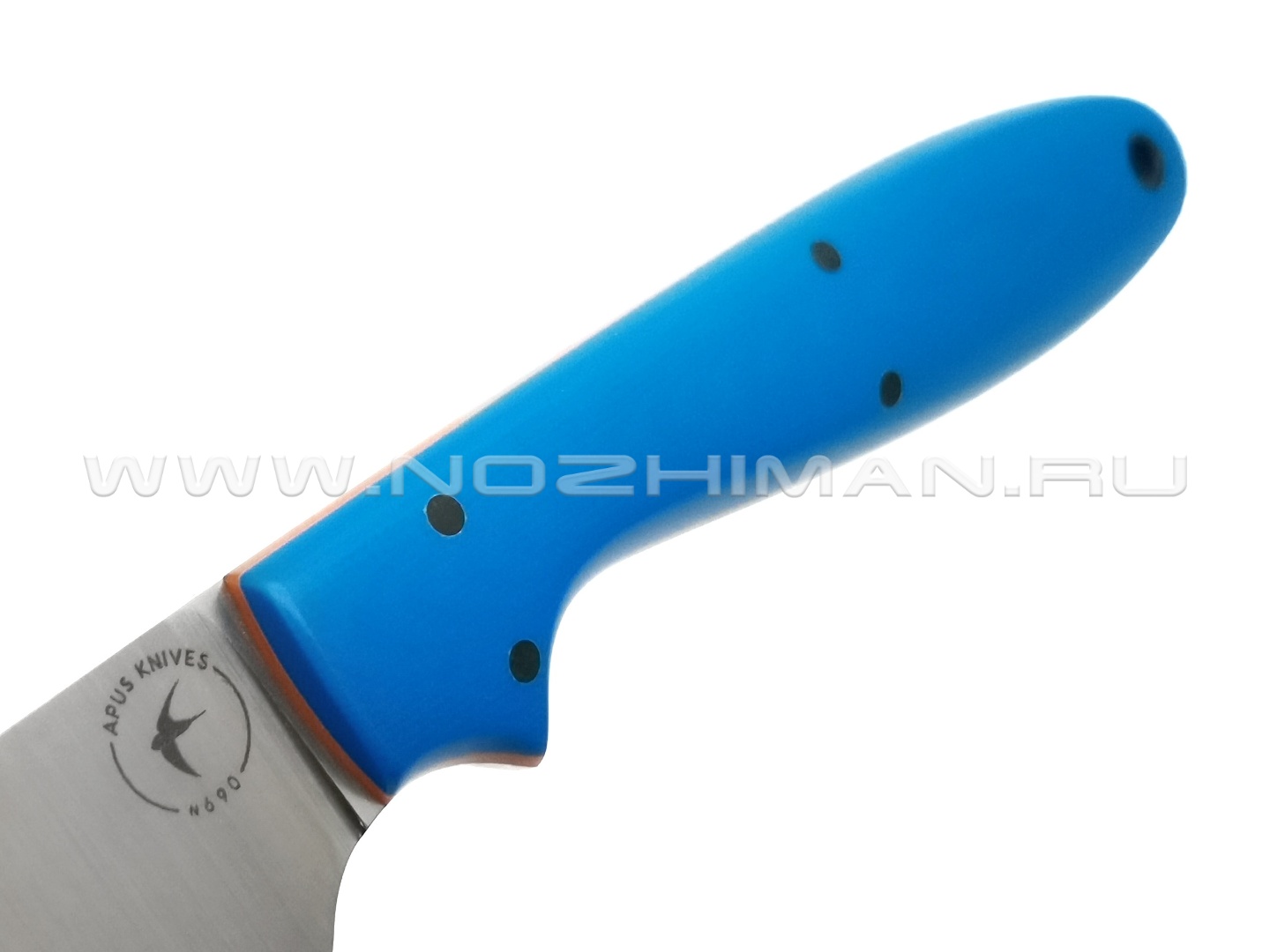 Apus Knives нож Wilson Long сталь N690, рукоять G10 blue