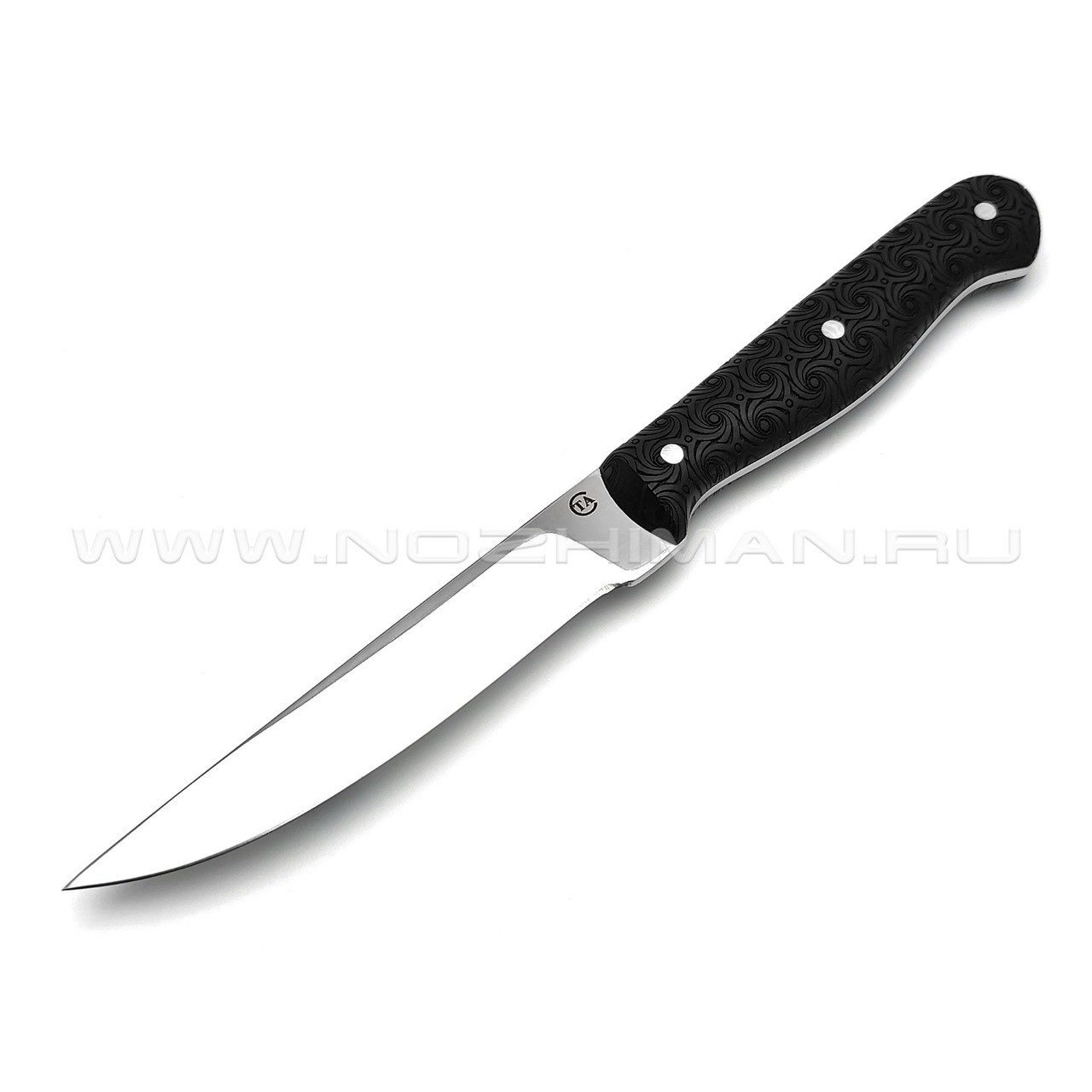 Нож кухонный "ТК-1Г" сталь 95Х18, рукоять резной граб (Титов & Солдатова)