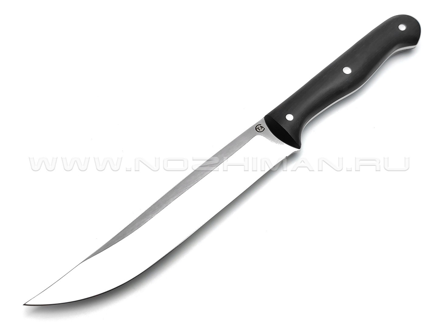 Нож кухонный "ТК-3Г" сталь 95Х18, рукоять граб (Титов & Солдатова)