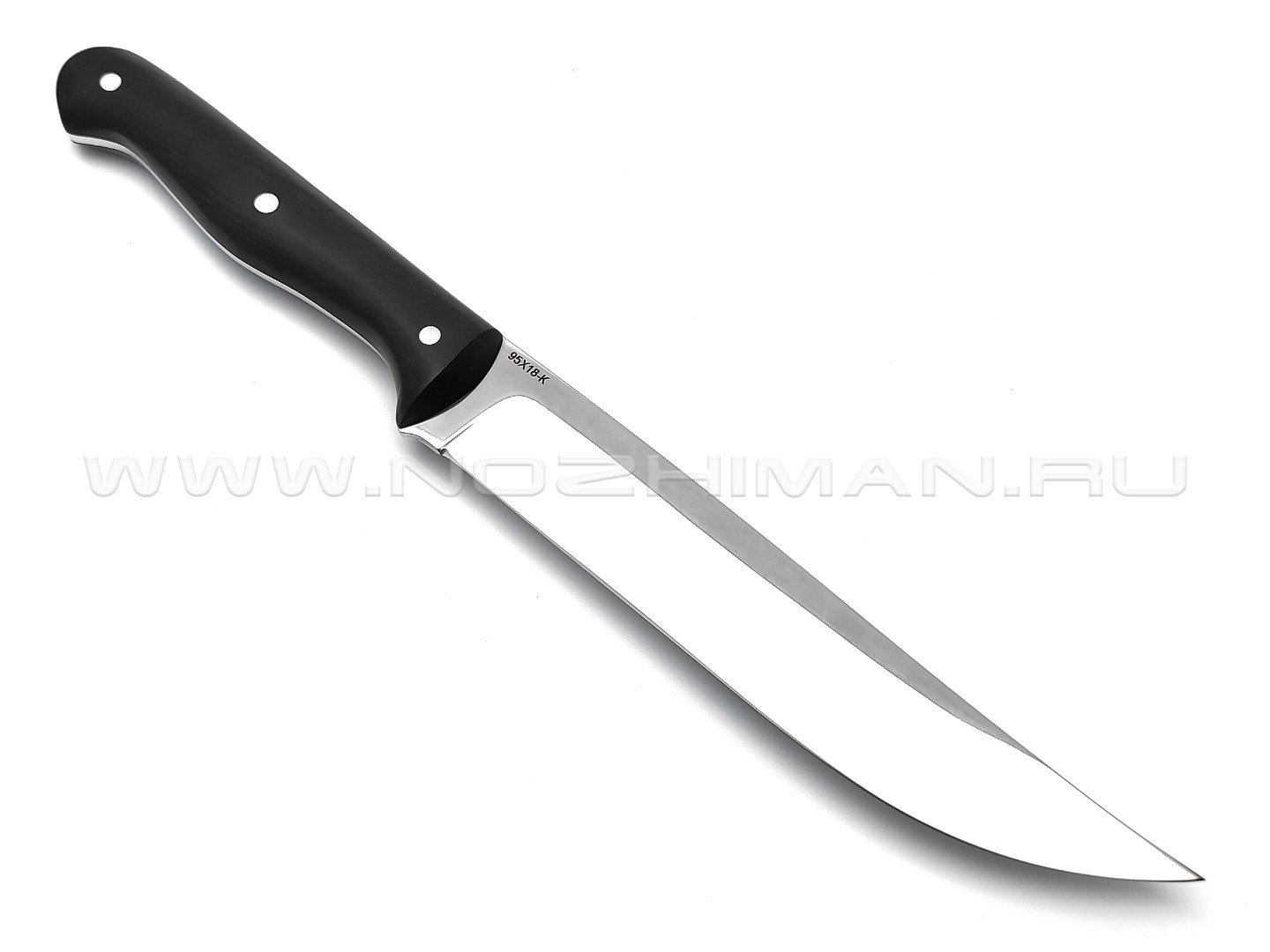 Нож кухонный "ТК-3Г" сталь 95Х18, рукоять граб (Титов & Солдатова)