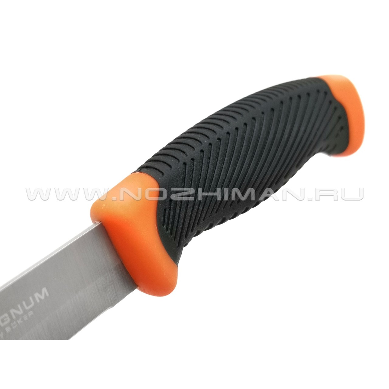 Нож Magnum Falun Orange 02RY100 сталь 420, рукоять пластик, резина