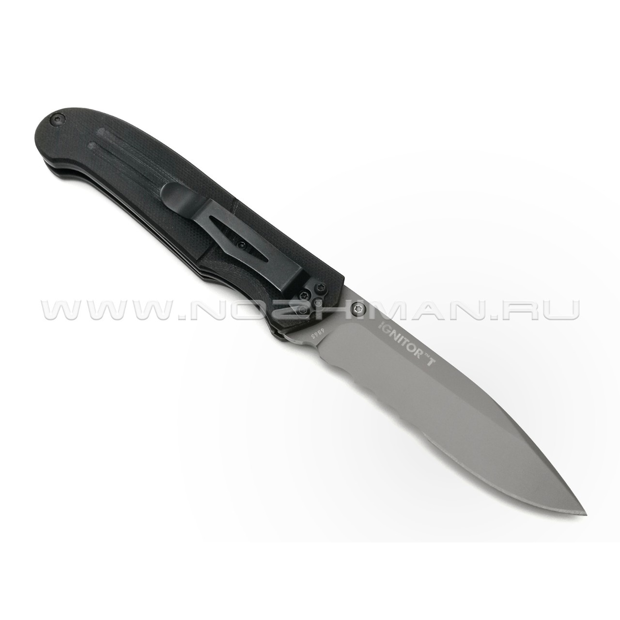 Нож CRKT Ignitor T 6865 сталь 8Cr14MoV, рукоять G10 black