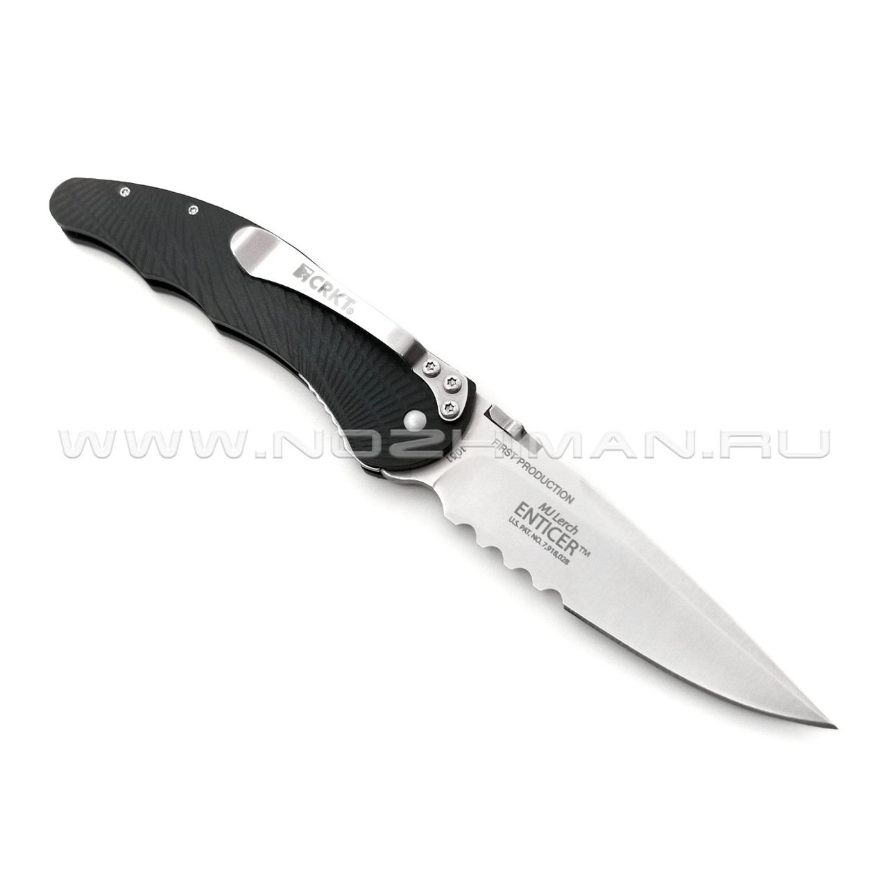 Нож CRKT MJ Lerch Enticer 1061 сталь 8Cr14MoV, рукоять Glass Reinforced Nylon