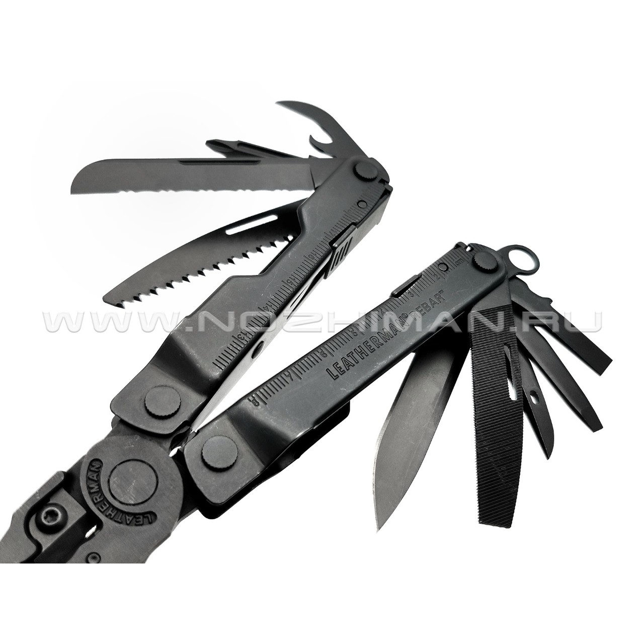 Мультитул Leatherman Rebar Black 831563 (17 инструментов) чехол Molle нейлон