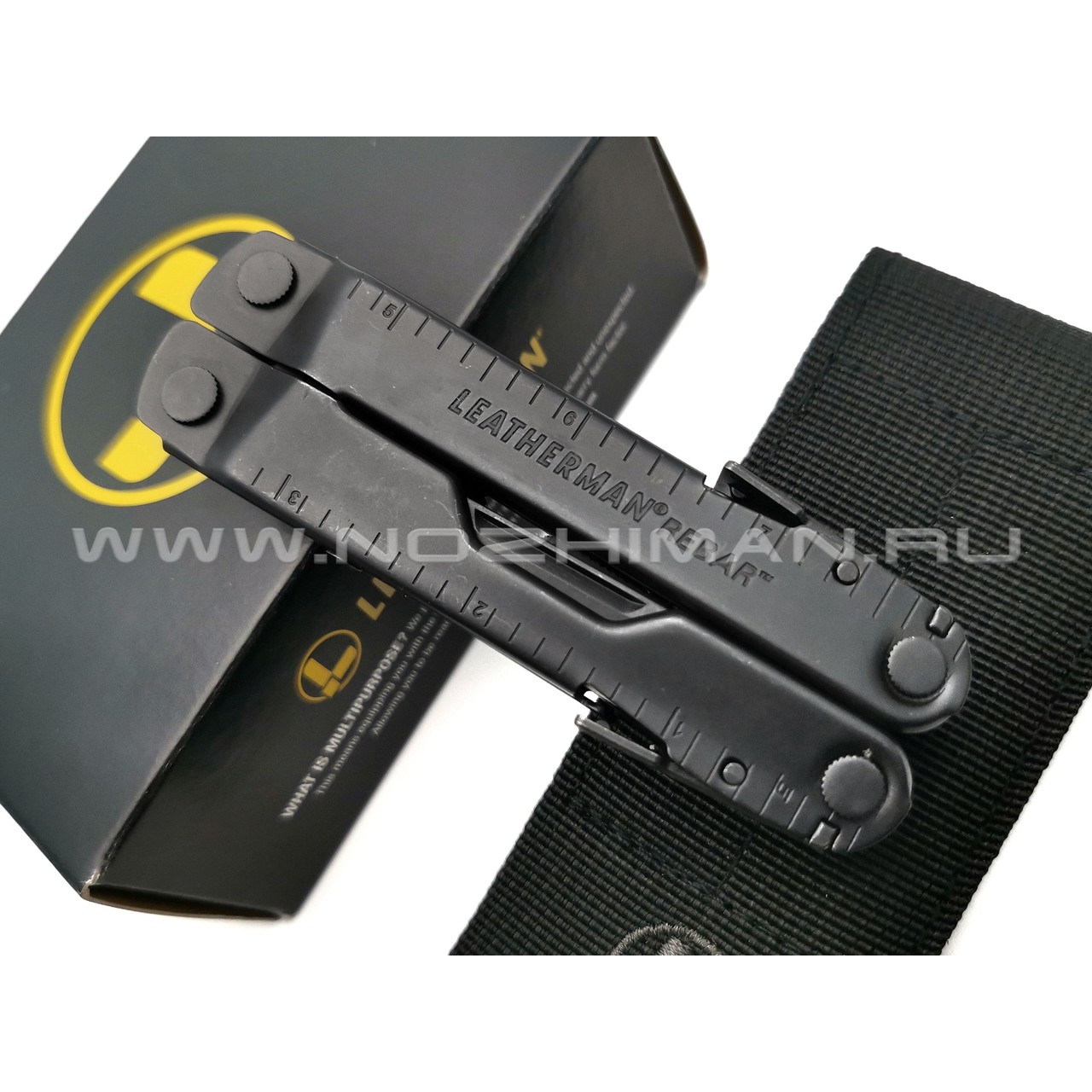 Мультитул Leatherman Rebar Black 831563 (17 инструментов) чехол Molle нейлон