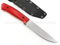 Apus Knives нож Fishman сталь N690, рукоять G10 red