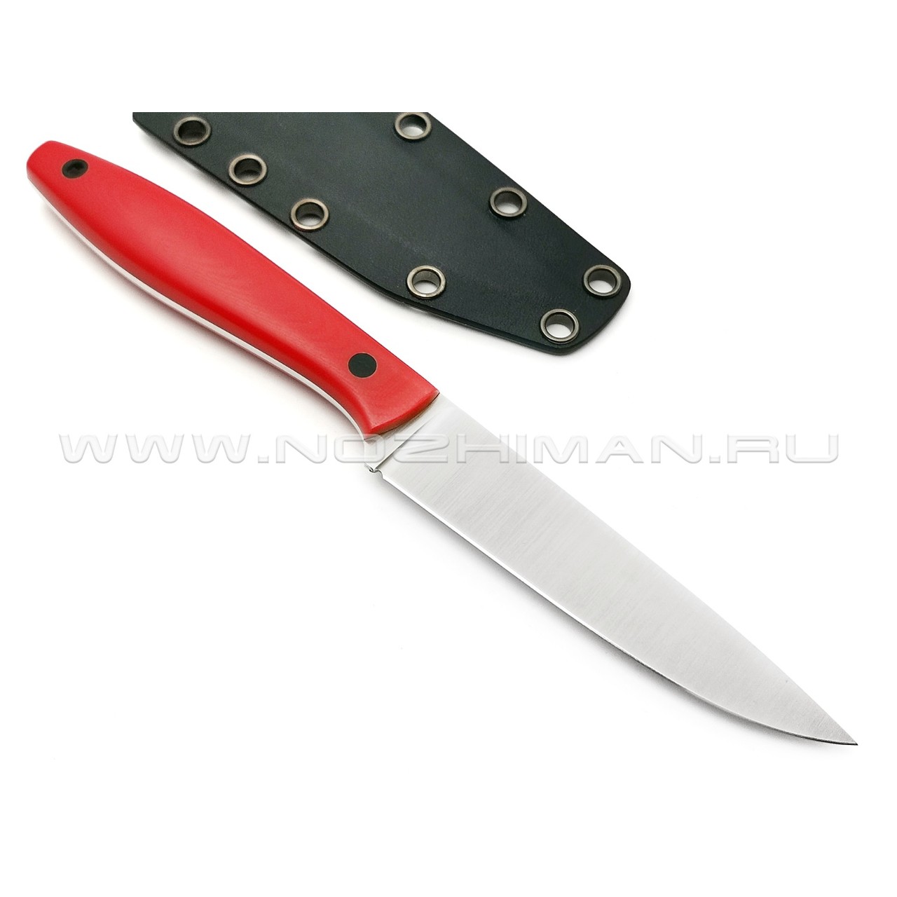 Апус нож Paring сталь N690, рукоять G10 red