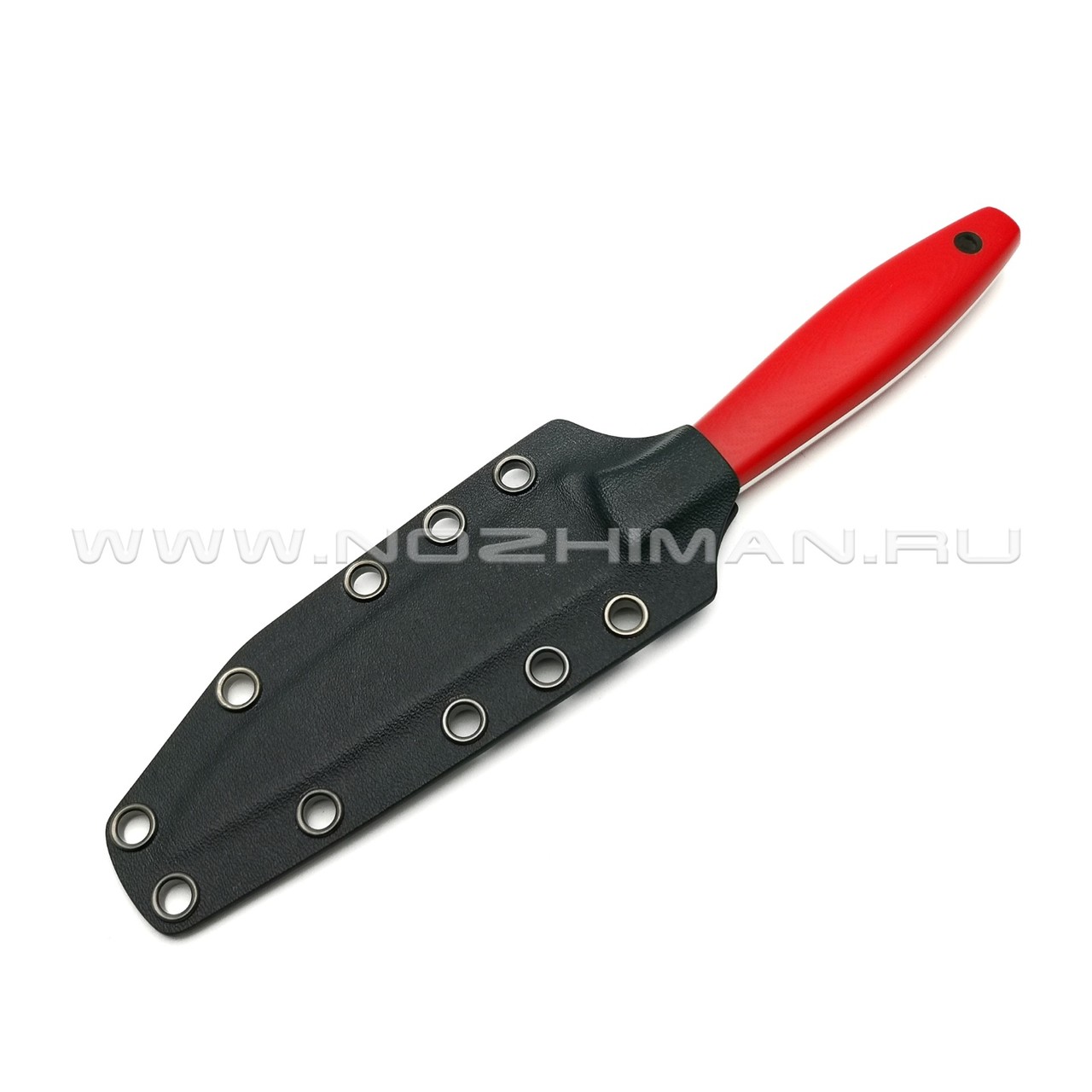 Апус нож Paring сталь N690, рукоять G10 red