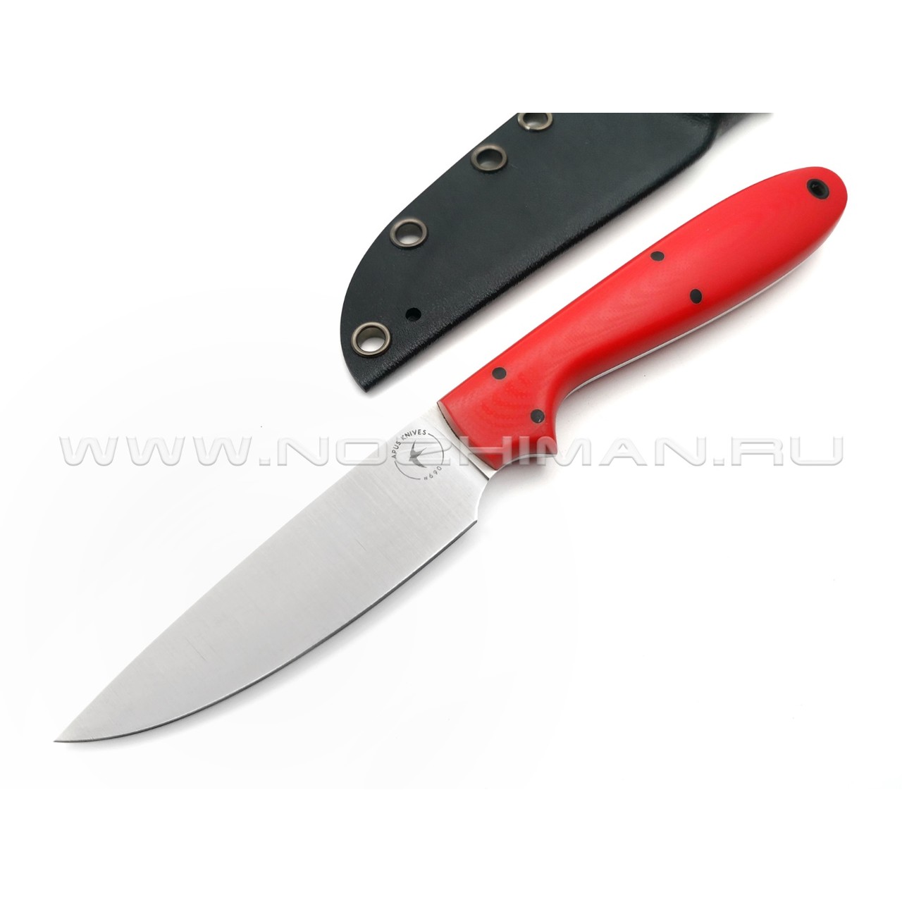 Апус нож Wilson сталь N690, рукоять G10 red