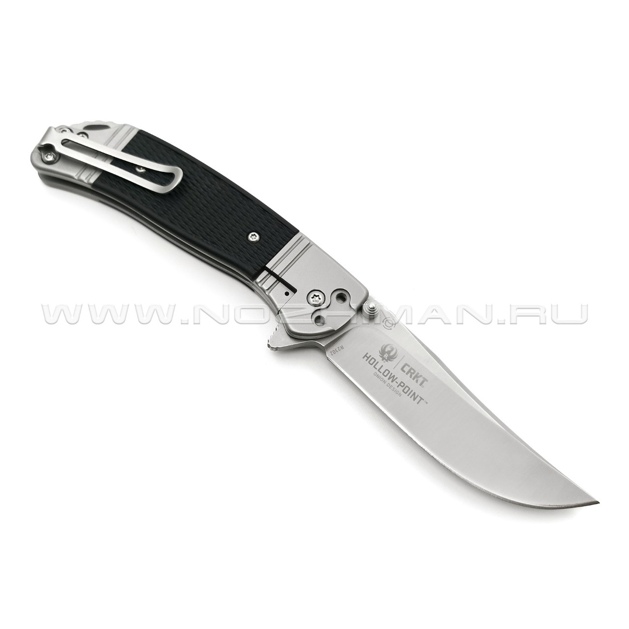 Нож CRKT Ruger Hollow-Point R2302 сталь 8Cr13MoV рукоять Glass Reinforced Nylon