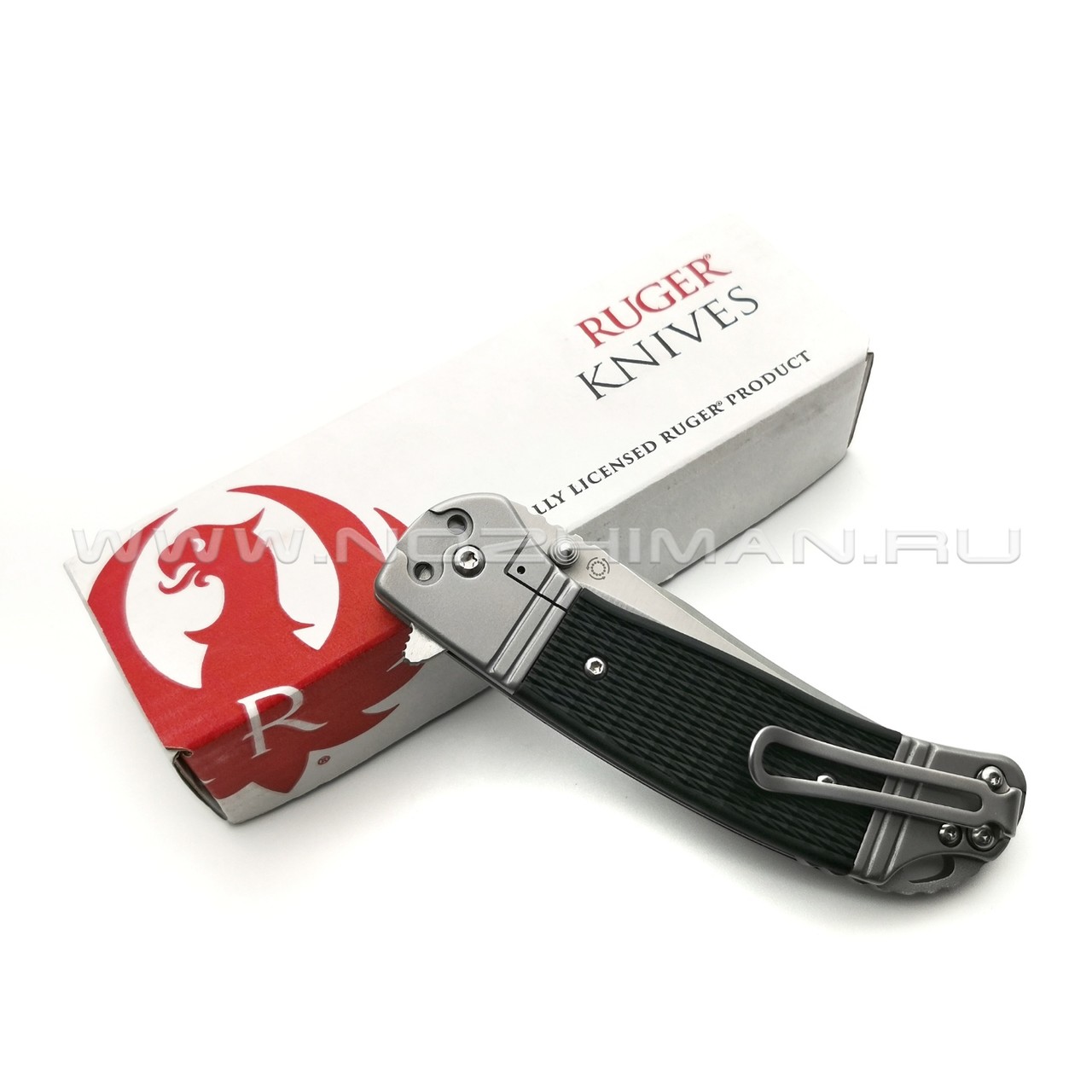 Нож CRKT Ruger Hollow-Point R2302 сталь 8Cr13MoV рукоять Glass Reinforced Nylon