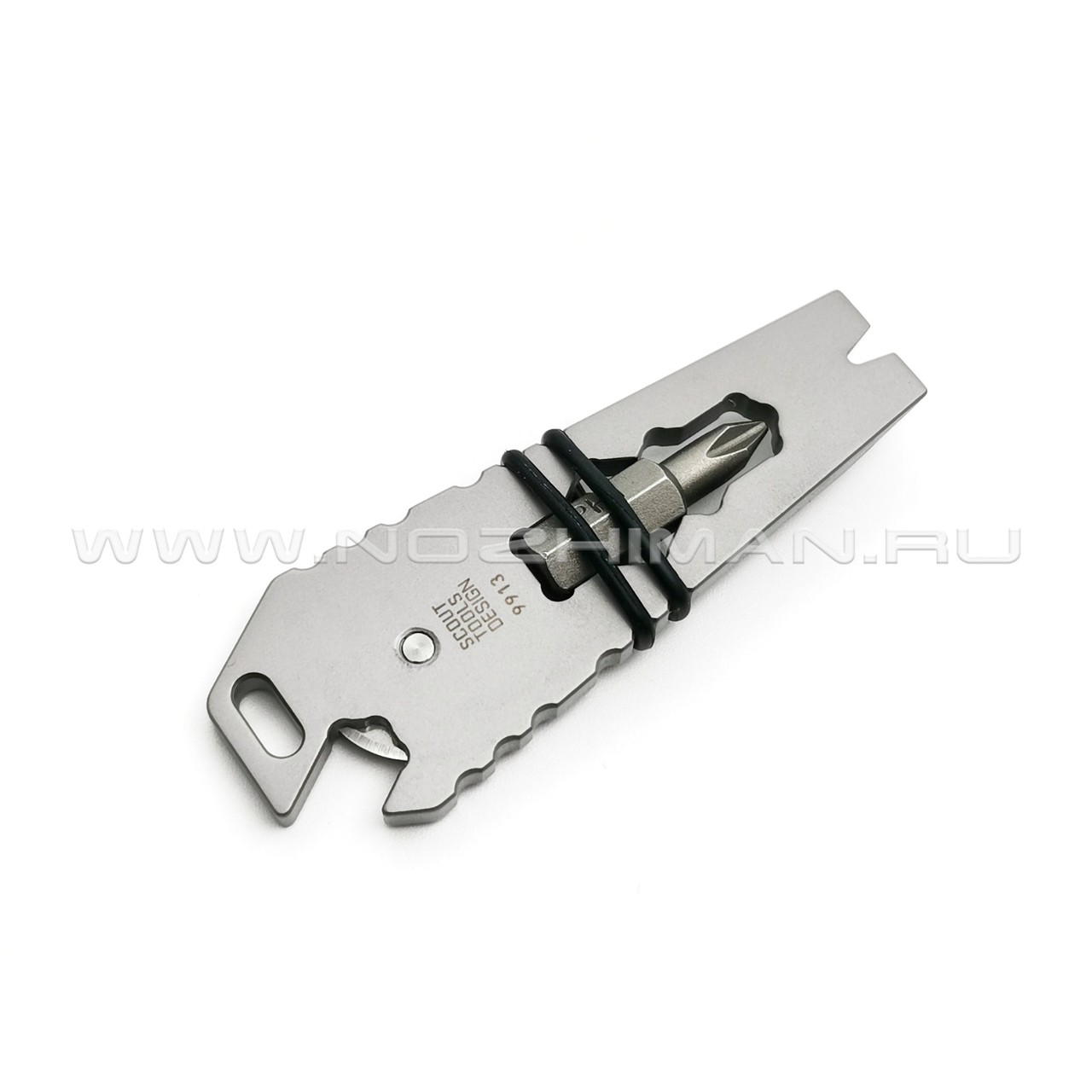 Инструмент CRKT Pry Cutter Keychain Tool 9913 Stainless steel (9 функций)