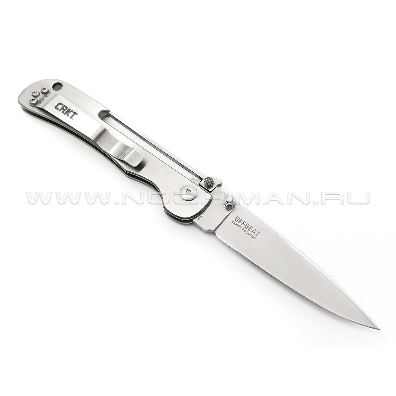 Нож CRKT Offbeat 7730 сталь 8Cr13MoV рукоять Stainless steel
