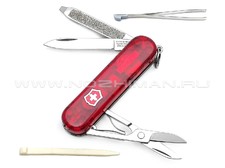 Швейцарский нож Victorinox 0.6228.T SwissLite Red Transparent (8 функции)