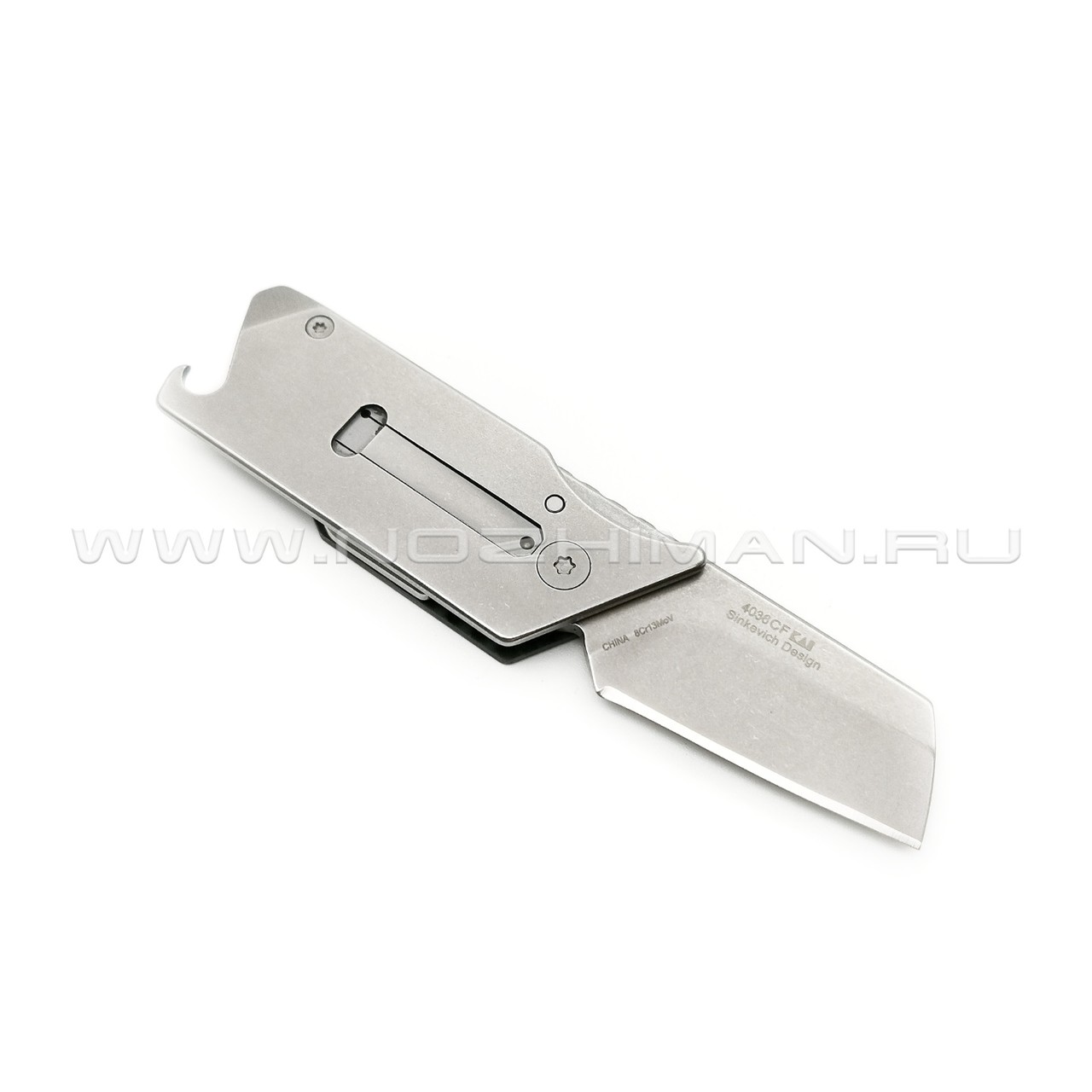 Нож Kershaw Pub 4036CF сталь 8Cr13MoV рукоять Carbon fiber, stainless steel