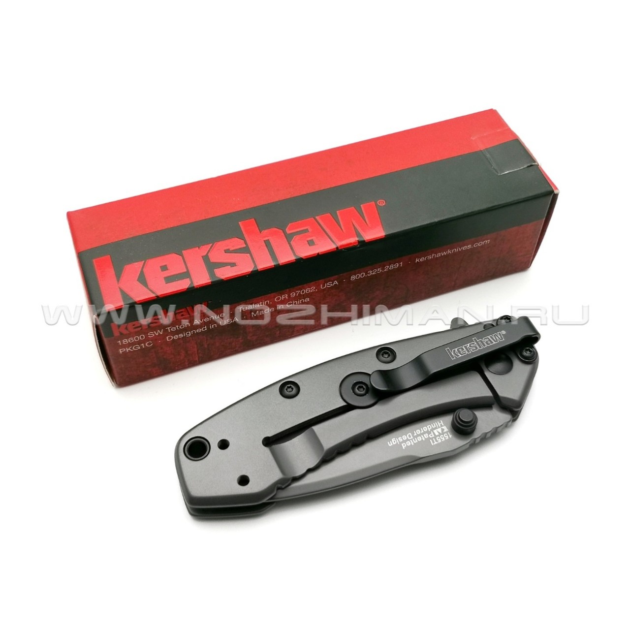 Нож Kershaw Cryo 1555TI сталь 8Cr13MoV рукоять Stainless steel