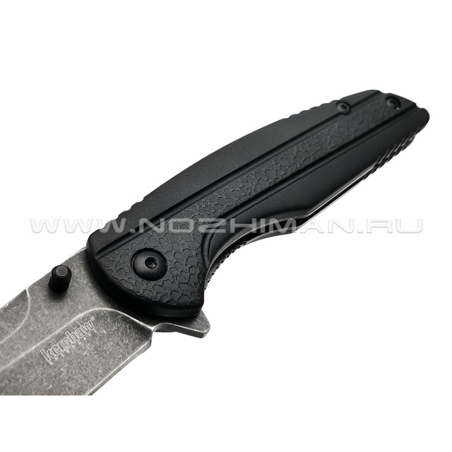 Kershaw складной нож Pushrod 1345 сталь 8Cr13MoV блэквош, рукоять GFN чёрный
