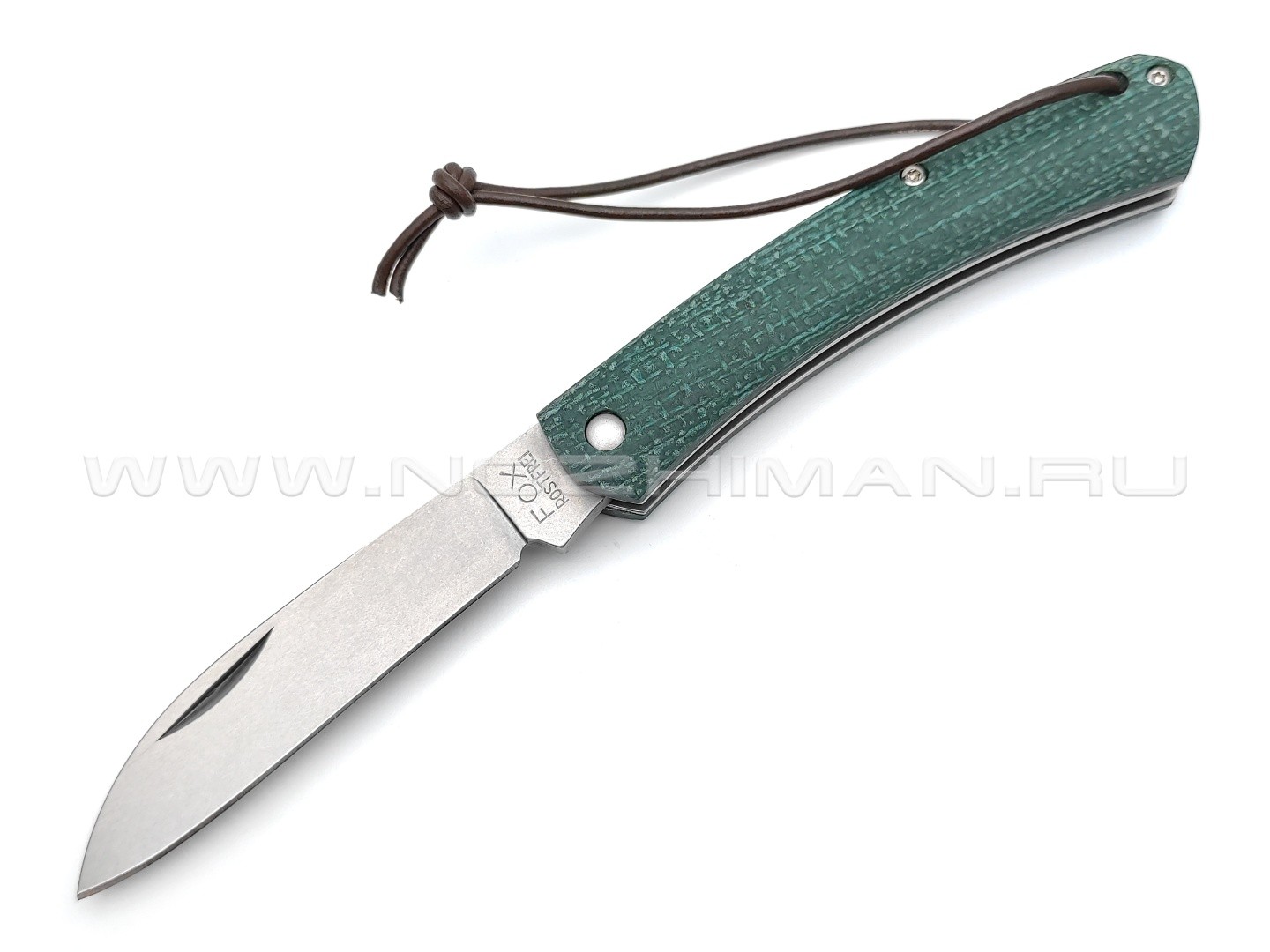 Нож Fox Nauta FX-230 MI G сталь 420, рукоять джутовая микарта