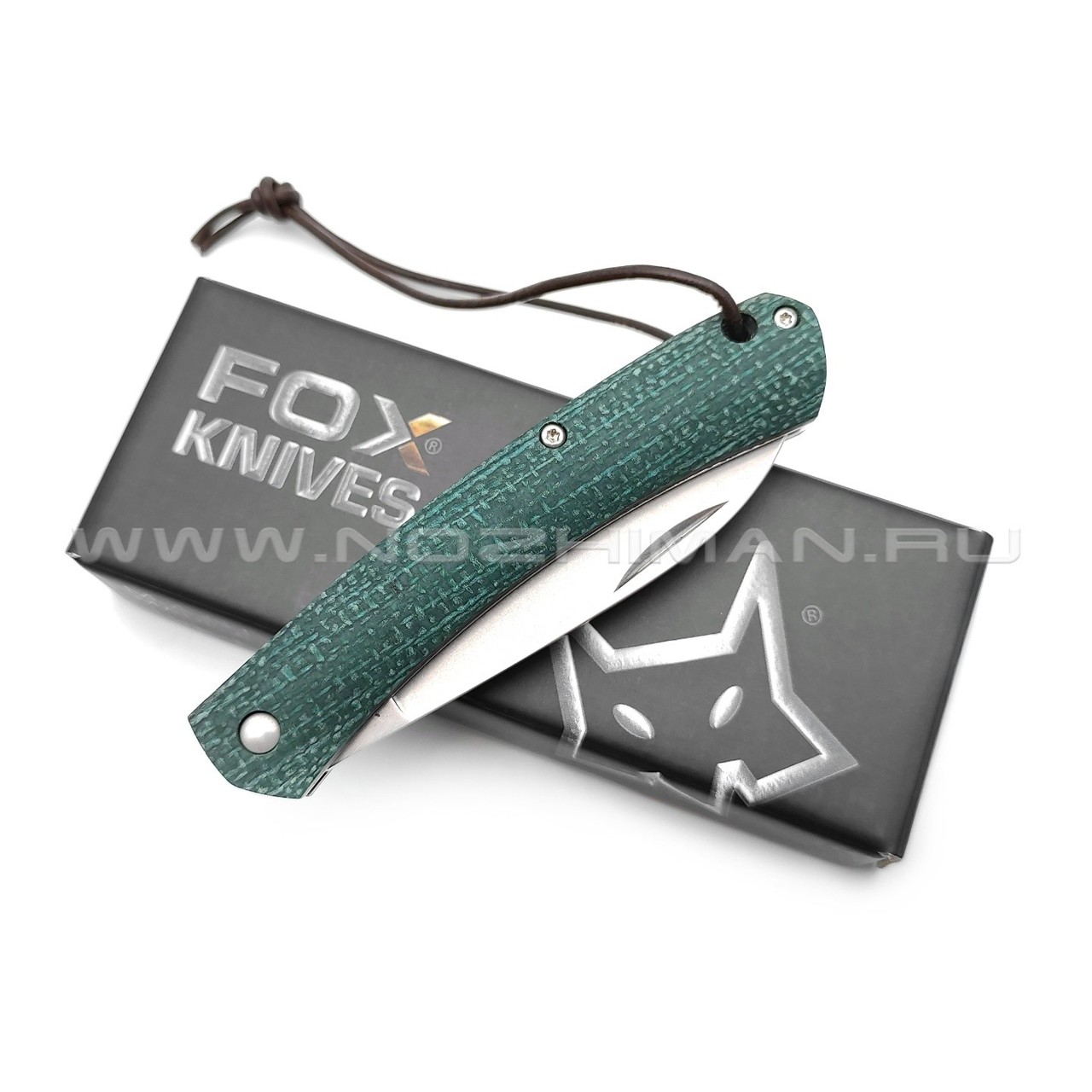 Нож Fox Nauta FX-230 MI G сталь 420, рукоять джутовая микарта