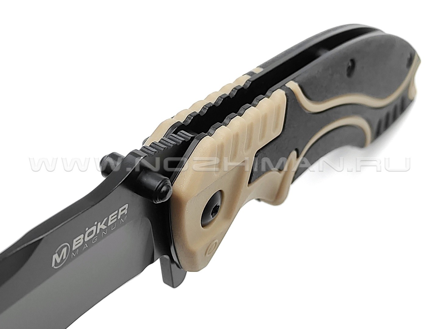 Нож Magnum Advance Desert Pro 01RY307 сталь 440C, рукоять Kraton, plastic